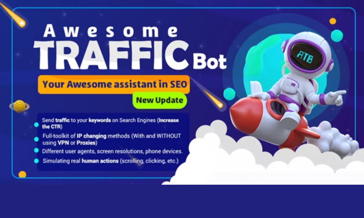 Awesome Traffic Bot Without using VPN Proxy