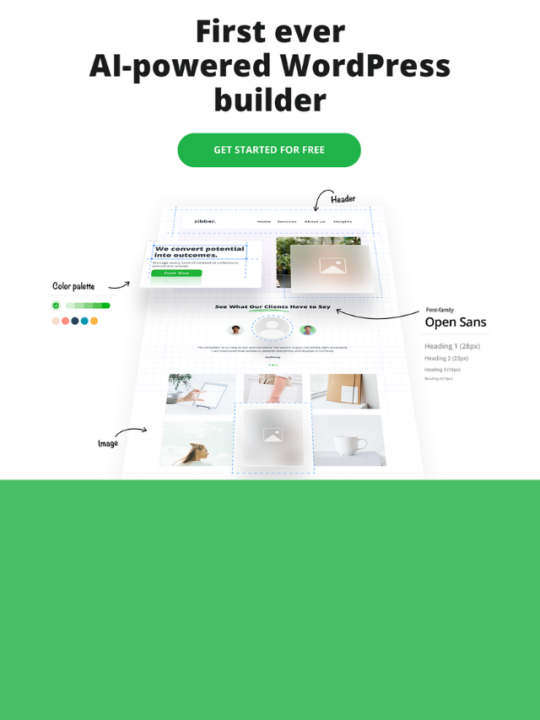 Create and Edit websites 10x faster with AI