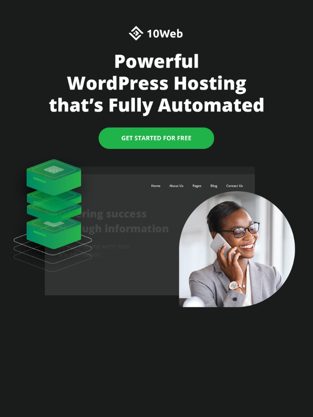 Powerful WordPress hosting that’s fully automated No coding skill